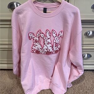 Pink patch bunny